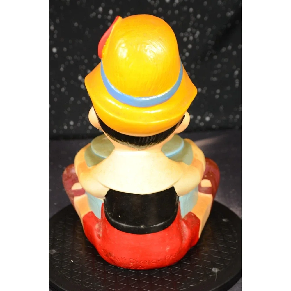 VINTAGE WALT‎ DISNEY 1940 MOVIE PINOCCHIO & CLEO THE GOLDFISH COOKIE JAR USA